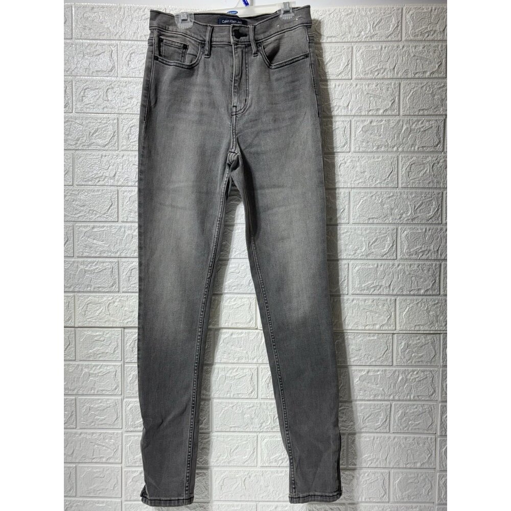 NEW W/O TAGS Calvin Klein Jeans Womens Size 27 Grey Skinny Jeans
